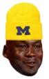 MJ grin Michigan