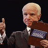 McCain thumbs down