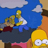 homer brings grandpa to nut house