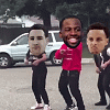 Steph Curry, Draymond, Klay Thompson Dance Gif