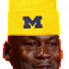 MJ grin Michigan