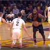 Lebron forecasting the pass so Lonzo follows instructions