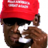 Dennis Rodman Crying c00n MAGA Hat AKA Crying c00nman