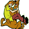 scared shaggy and scooby