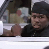 50 Cent Dame car