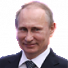 Smiling Putin