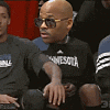 Dame Dash knee rub