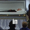 funeral casket fall