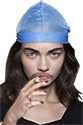 Blue durag