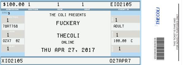 fukkery Ticket