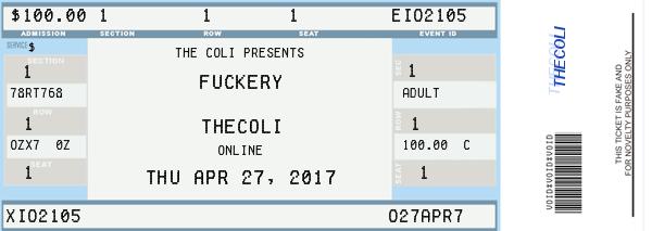 fukkery Ticket