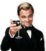 Leo Dicaprio cheers