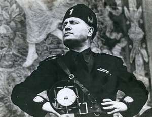 mussolini one hat