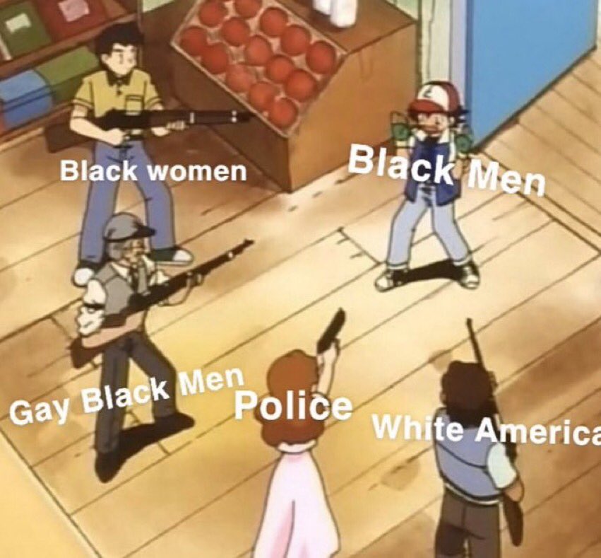 Pokemon Black Men Meme
