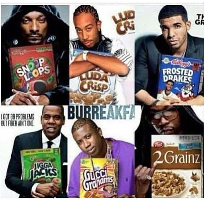 Rapper's Cereal Brands