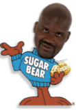 shaq sugar bear