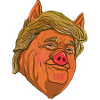 Trump Pig Head
