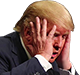 Upset Frustrated Trump